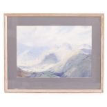 WILLIAM HEATON COOPER (1903-1995) Cloud shadows over Langdale, watercolour, signed lower right, 39cm