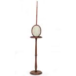 A REGENCY MAHOGANY ADJUSTABLE SHAVING STAND Condition: Usual wear as expected - marks beneath