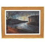 MID 20TH CENTURY EUROPEAN SCHOOL Canal scene, oil on board, signed lower left 'Klee', 50.5cm x