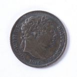 A GEORGE III SIXPENCE dated 1816 and a George III shilling dated 1816 Condition: shilling with