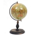 AN EARLY 20TH CENTURY PHILIPS EDUCATIONAL TERRESTRIAL GLOBE, London Geographical Institute, 15cm