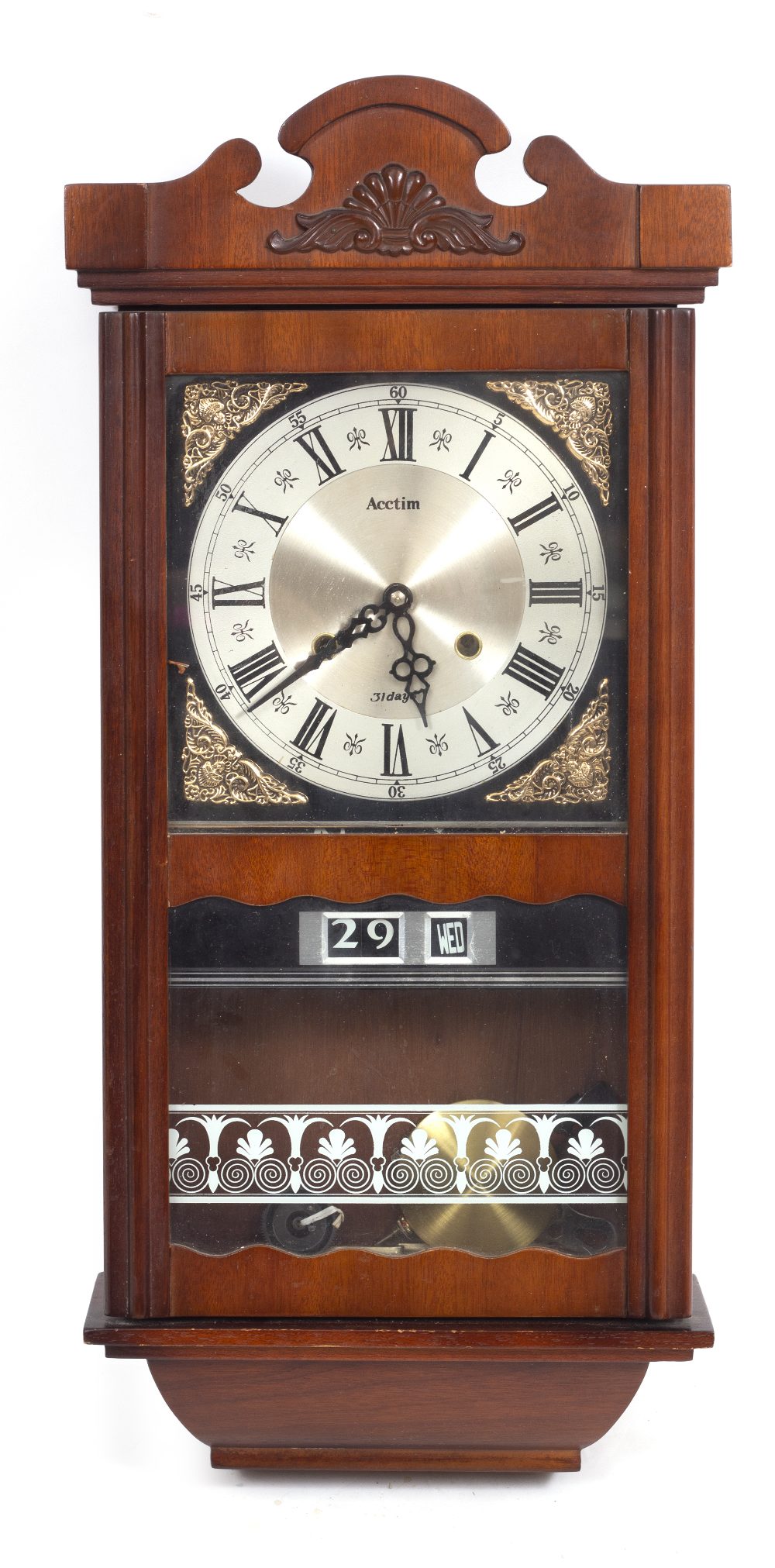 A GROUP OF EIGHT MECHANICAL WALL AND MANTLE CLOCKS AND TIMEPIECES together with nine further - Image 5 of 5