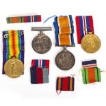 TWO WORLD WAR I MEDALS awarded to Private Robert Charles Godfrey 18401, 15th Battalion Royal