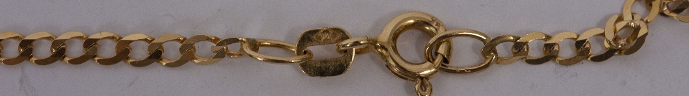A 9 CARAT GOLD BROOCH in the form of a key, 5cm in length together with a 9 carat gold dress ring, a - Image 3 of 4