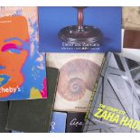 A LARGE QUANTITY OF BOOKS to include various Sotheby's and Christie's catalogues, The Secret Code by