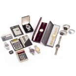 A COLLECTION OF WRIST WATCHES to include a Garrard quarts gentleman's wrist watch, a Tegrov