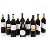 12 various bottles of wine to include 3 bottles of Domaine De Grand Mayne Merlot Cab 2004, a