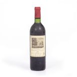 BORDEAUX A bottle of Duhart Milon Rothschild 1981