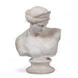 A PLASTER BUST OF APHRODITE AFTER THE ANTIQUE 49cm wide x 68cm high