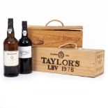 PORT A Magnum Taylor's late bottled Vintage 1978 OWC together with three further bottles of Port