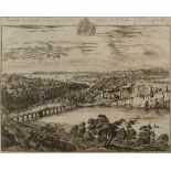 JOHANNES KIP Chepstow Castle, belonging to his Grace The Duke of Beaufort, engraving, 35cm x 43.5cm