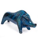 A 1970'S ALDO LONDI BITOSSI POTTERY BOAR 39cm wide x 19cm high Condition: in good condition