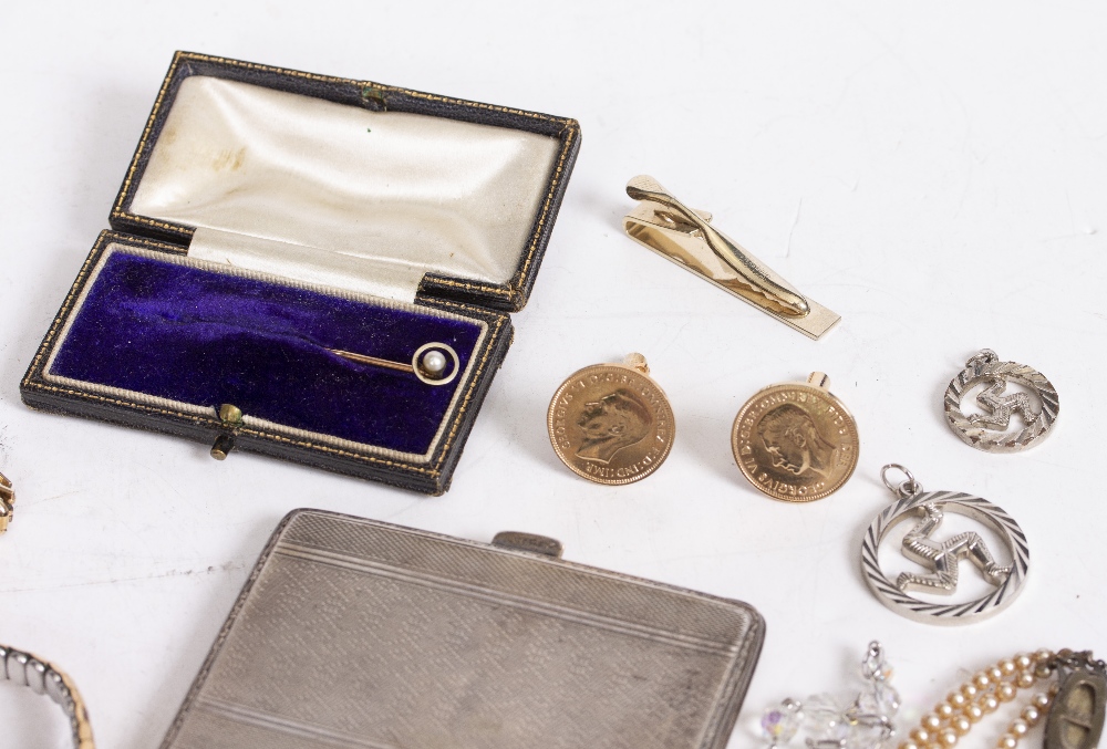 SILVER JEWELLERY AND WATCHES to include an early 20th century Tudor ladies wristwatch with a fifteen - Image 5 of 5