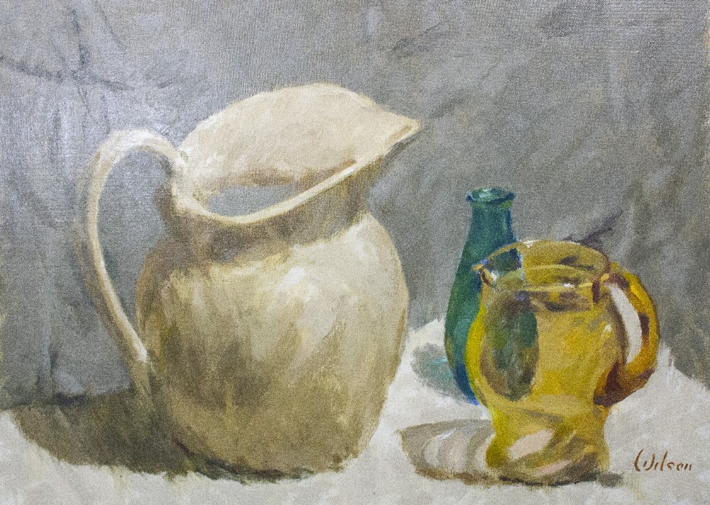 DAVID WILSON (1919-2013) A group of twenty one still life oil paintings, various sizes, the - Image 19 of 21