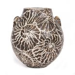 A STUDIO POTTERY VASE in the style of James Tower, 18cm diameter x 21.5cm high Condition: small chip