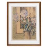 ALFRED OPPENHEIM Still life of flowers, pastel, 35.5cm x 49cm At present, there is no condition