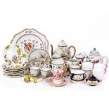 A COLLECTION OF POTTERY AND PORCELAIN to include a late 18th century Chinese Imari teapot, a