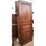 A 19TH CENTURY MAHOGANY WARDROBE 127cm wide x 61cm deep Condition: this wardrobe is dismantled (AF)