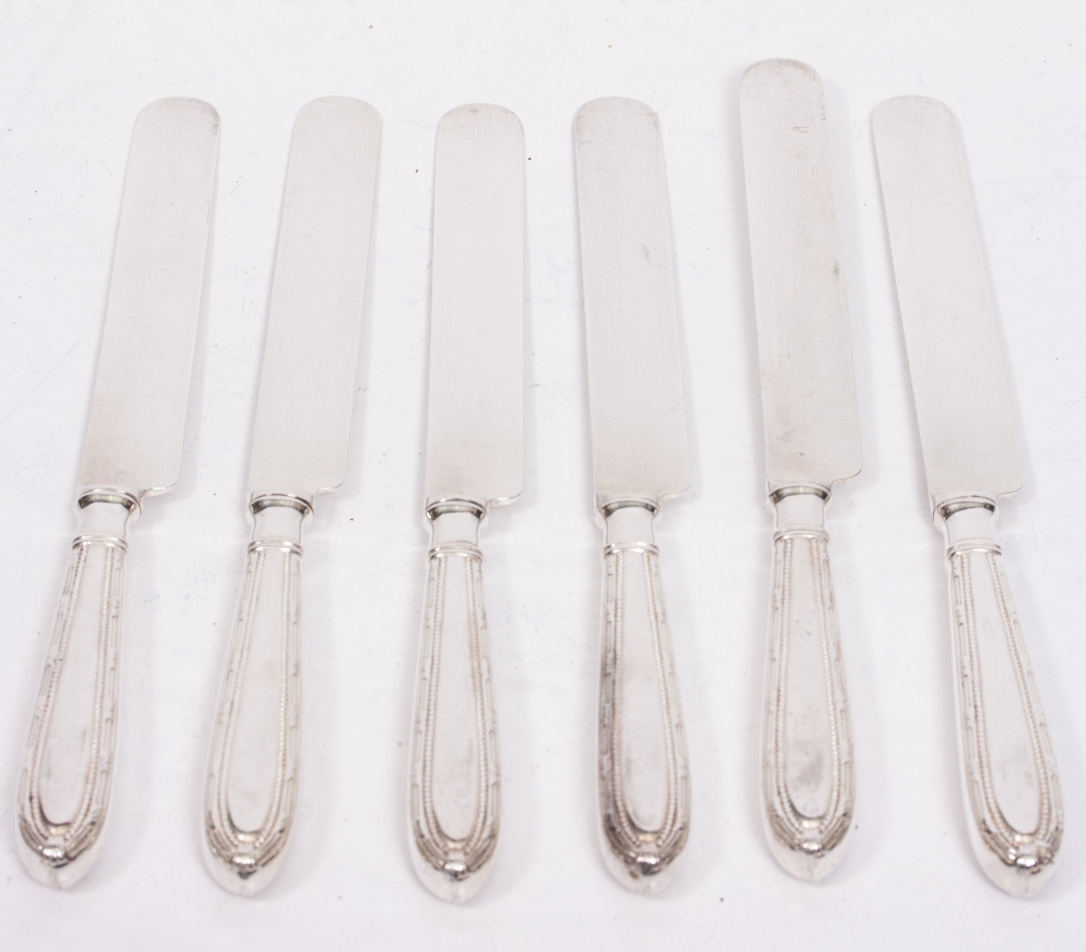 A GORHAM ELECTRO SILVER PLATED CANTEEN OF CUTLERY with matched Mappin & Webb ladles and four 19th - Image 11 of 12