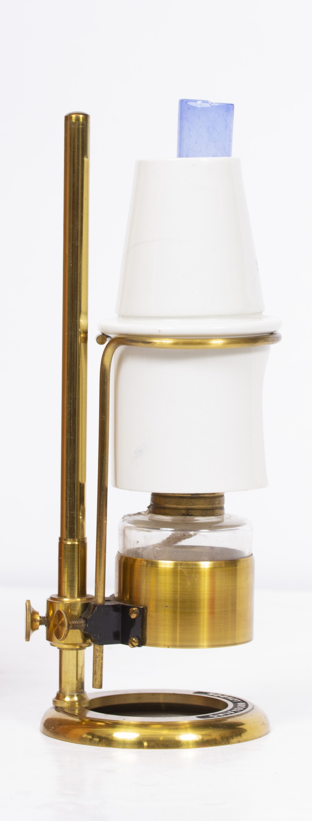 A LATE 19TH CENTURY MICROSCOPE OIL LAMP by Swift & Son of 81 Tottenham Court Road (circa 1877-1881), - Image 7 of 7