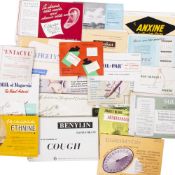 EPHEMERA a group of mid to late 20th century advertising blotting pads of various medicines and