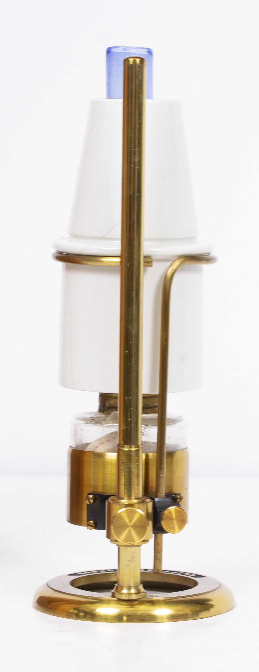 A LATE 19TH CENTURY MICROSCOPE OIL LAMP by Swift & Son of 81 Tottenham Court Road (circa 1877-1881), - Image 6 of 7