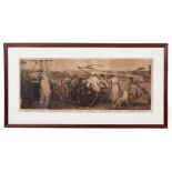 ROBERT WALKER MCBETH (1848-1910) Harvest Moon, etching, signed in pencil lower left, 32cm x 85cm