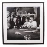 A PHOTOGRAPHIC PRINT of a scene from the James Bond film 'Thunderball' with Sean Connery, after a