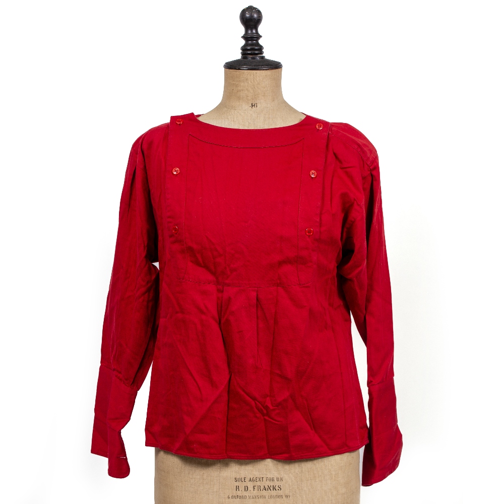 A CARL LAGERFELD LONG SLEEVE NECK BUTTONED BLOUSE size 38 together with a Carl Lagerfeld red long - Image 2 of 16