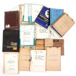 A COLLECTION OF MILITARY HANDBOOKS to include handbooks for a 10 Ton Leyland Hippo, a Caterpillar,
