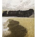 Phil Greenwood (b.1943) 'Reed Gold' limited edition etching signed and numbered 149/200 lower