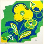 Inge (South African, 20th Century) 'Bunch of flowers' silkscreen, limited edition 8/12 signed in