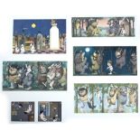 Maurice Sendak (1928-2012) limited edition folio prints of illustrations from 'Where the Wild Things
