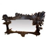 Julian Stanley (b.1951) Aesthetic style mirror 137cm high x 84cm wide