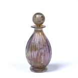 Timothy Harris for Isle of Wight Glass studio glass scent or perfume bottle signed '1997 The British