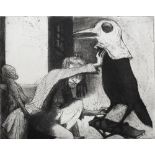 Marcelle Hanselaar (b.1945) 'La Petite Mort 9' etching/aquatint signed and dated 2003 in pencil