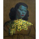 Vladimir Tretchikoff (1913-2006) 'Chinese girl' print 59cm x 49cm