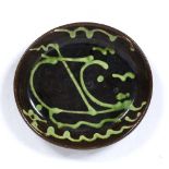 Attributed to Michael Cardew (1901-1983) for Winchcombe Pottery small dish with slip trail