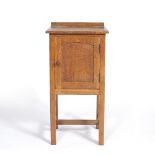 Heals pot cupboard or bedside table, oak 39cm wide x 78cm high x 39cm deep