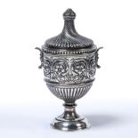 George Nathan & Ridley Hayes silver, Neoclassical sugar bowl, Chester, dated 1911 19cm high