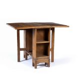 In the manner of Heals drop flap table, oak 74cm x 71cm x 31cm