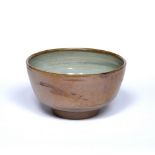 Ray Finch (1914-2012) for Winchcombe Pottery salt glazed bowl with overpainted decoration