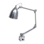 Memlite style anglepoise lamp 20th Century, chromium finish 90cm when fully extended