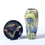 William Moorcroft (1872-1945) for James Macintyre & Co 'Cornflower' florian ware vase signed to