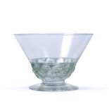 René Lalique (1860-1945) 'Pouilly' champagne glass etched 'R LALIQUE' to the base 6.8cm high
