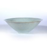 Qingbai bowl Chinese, Song dynasty (960-1279) of conical form, with incised decoration to the
