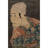 Toshusai Sharaku (Japaanese 18th/19th Century) 'Morita Kanya - Kabuki' Japanese woodblock print,