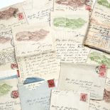 Collection of letters and envelopes circa 1907/1910 principally from hotels in Hong Kong and Tokyo