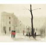Anthony Robert Klitz (1917-2000) 'Guards, London', oil on canvas, signed lower right 50cm x 60cm