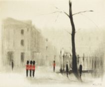Anthony Robert Klitz (1917-2000) 'Guards, London', oil on canvas, signed lower right 50cm x 60cm